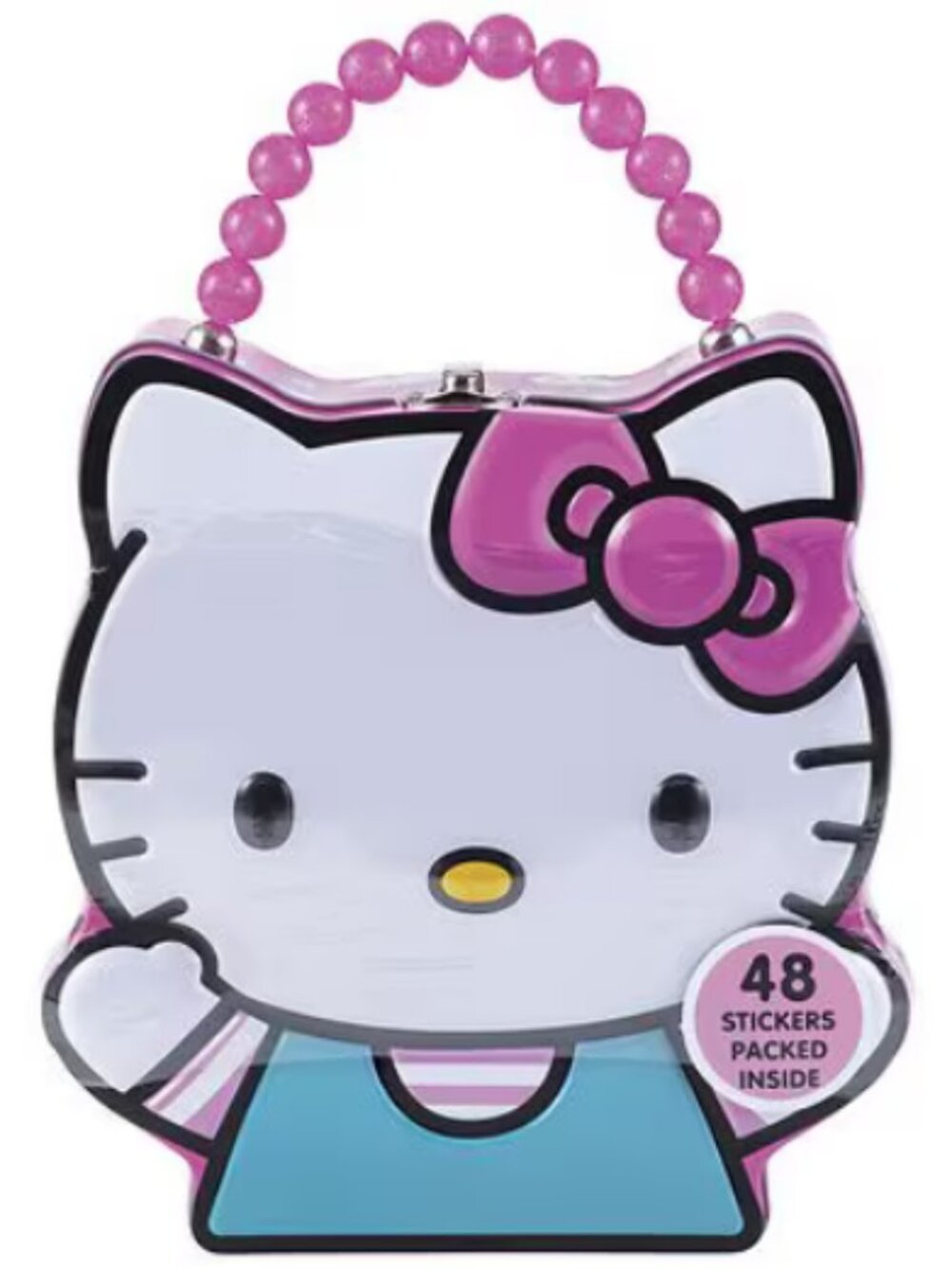 Hello Kitty Tin with 48 Stickers NWT
